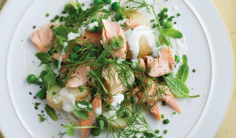 English Garden Salad of Peas