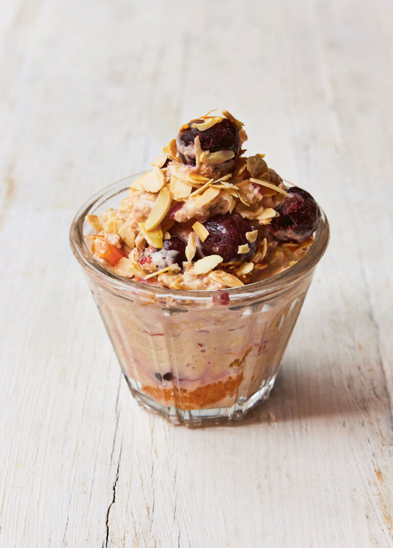 Jamie Oliver Cherry Bakewell Overnight Oats