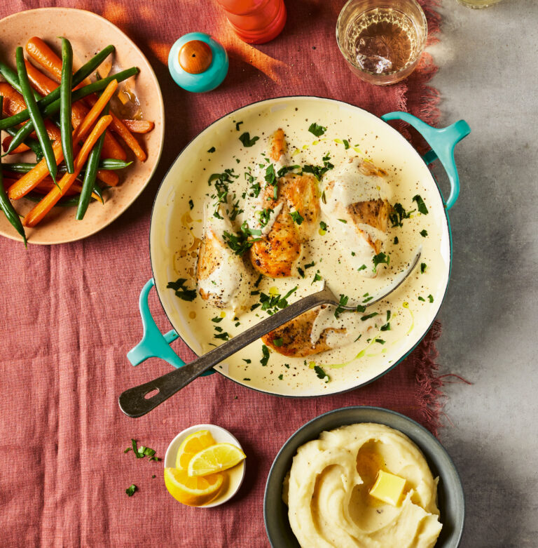 Slow cooker lemon and garlic chicken recipe