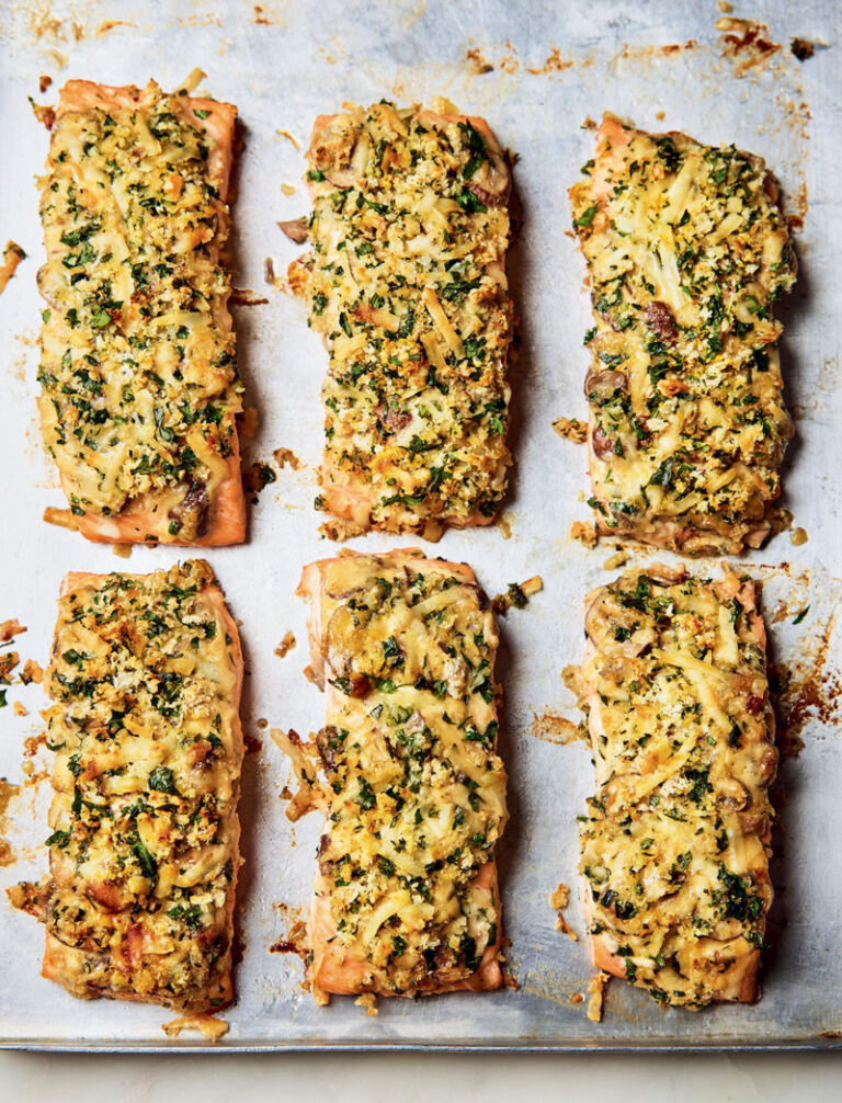 Mary Berry Baked Salmon with Parmesan Crust