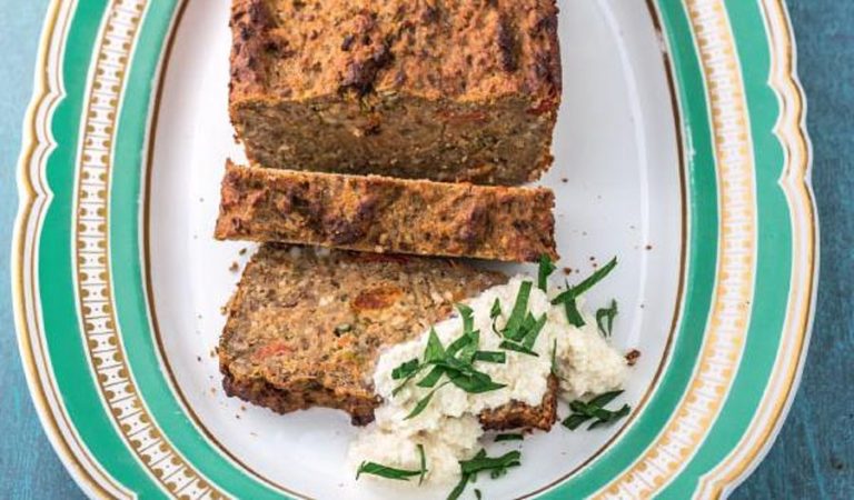 Aubergine & Tomato Nut Roast Recipe | Vegetarian Sunday Lunch Roast | Vegetarian Alternative to Turkey for Christmas